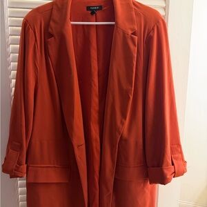 Torrid Women's Vibrant Orange Blazer